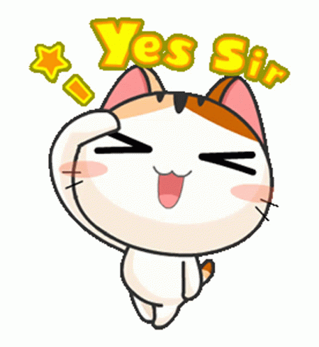 Yes Sir Yes Sticker - Yes Sir Yes - Discover & Share GIFs