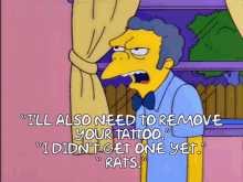 The Simpsons Homer To The Moe GIF - The Simpsons Homer To The Moe Tattoo GIFs