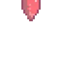 a pixel art icon of a gift box with a red bow