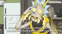 Wasp Rick And Morty GIF - Wasp Rick And Morty When Your Born An Asshole The Least GIFs