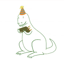 Dinosaur Drawing GIF - Dinosaur Drawing Eat GIFs