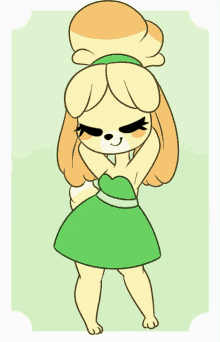 Isabelle Animal Crossing GIF