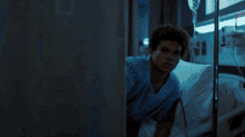 Opening The Curtain Everett Lang GIF - Opening The Curtain Everett Lang Wolf Pack GIFs