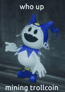 Who Up Mining Trollcoin Jack Frost GIF - Who Up Mining Trollcoin Jack Frost Smt GIFs