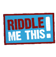 Riddle Me This Signage Sticker - Riddle Me This Signage Fall Stickers