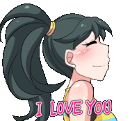 Love You Sticker - Love You Too Stickers