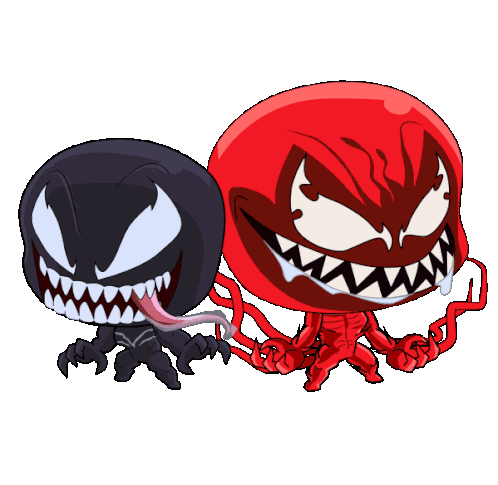 Thumbs Up Venom Sticker - Thumbs Up Venom Carnage Stickers