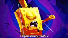 Spongebob Sweet Victory Yeah GIF - Spongebob Sweet Victory Yeah Spongebob Squarepants The Cosmic Shake GIFs