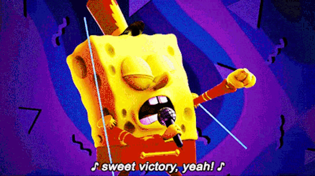 Spongebob Sweet Victory Yeah GIF - Spongebob Sweet Victory Yeah Spongebob Squarepants The Cosmic Shake GIFs