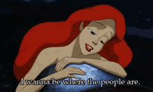 Ariel People Are GIF - Ariel Little Mermaid I Wanna Be Where The People Are GIFs