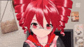 a girl with red hair and glasses says sukitarou sens no bi de