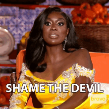 Shame The Devil Real Housewives Of Potomac GIF - Shame The Devil Real Housewives Of Potomac Disgrace The Devil GIFs