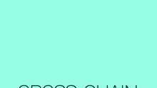 a green background with the words cross-chain written in black