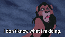 Scar The Lion King GIF - Scar The Lion King I Don'T Know GIFs