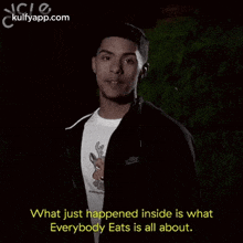 What Just Happened Inside Is Whateverybody Eats Is All About..Gif GIF - What Just Happened Inside Is Whateverybody Eats Is All About. Person Human GIFs
