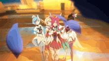 Group Shot Fates Plus Vibes Song GIF