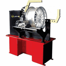 Wheel Straightener Wheel Repair Machine GIF