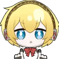 a cartoon drawing of a girl wearing headphones