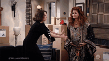 Pregnant Grace Adler GIF - Pregnant Grace Adler Debra Messing GIFs