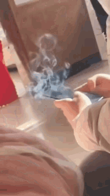 Smartphone Smoke GIF - Smartphone Smoke Hot GIFs