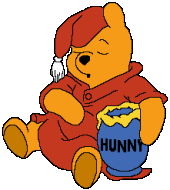 Sleeping Winnie The Pooh Sticker