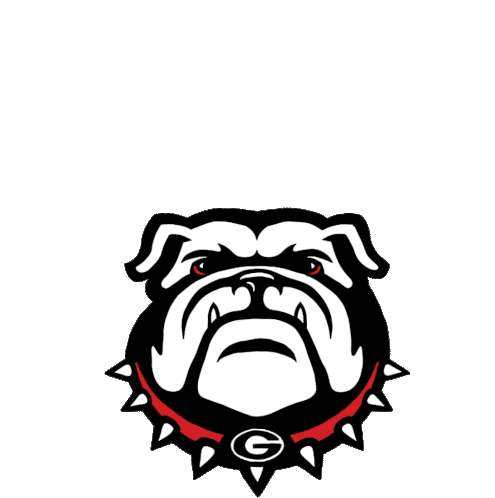 Bulldog Georgia Bulldogs Sticker - Bulldog Georgia Bulldogs Uga Stickers