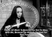 I Wear Black Your Funeral GIF