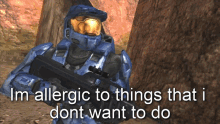 Red Vs Blue Rooster Teeth GIF - Red Vs Blue Rooster Teeth Im Allergic To Things I Dont Want To Do GIFs
