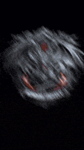 a light beam is coming out of a black background