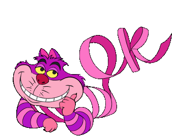 Okay Cheshire Sticker - Okay Cheshire Cat Stickers