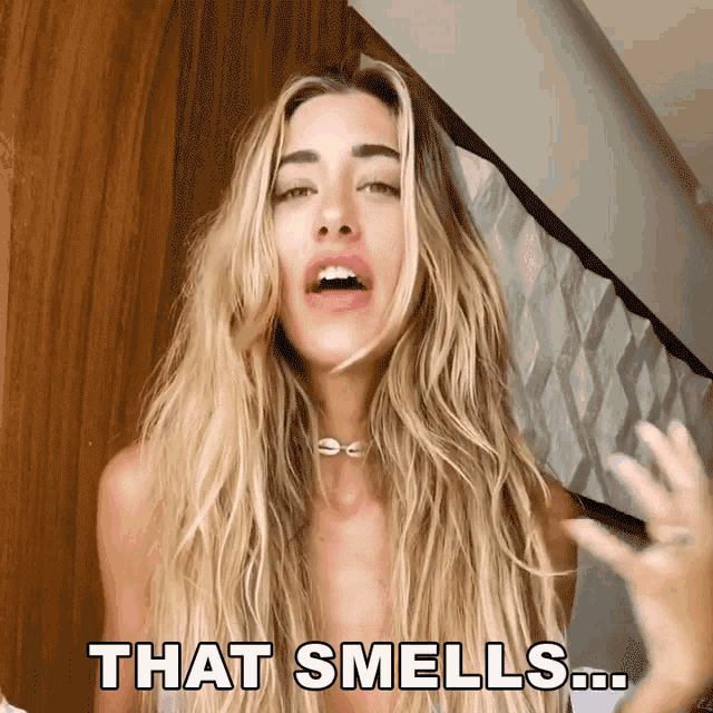 That Smells Jessica Serfaty GIF - That Smells Jessica Serfaty My Hair Smells  So Good - Discover & Share GIFs