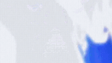 a blue background with white clouds floating in the air .