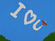 The Simpsons Sky Writing GIF - The Simpsons Sky Writing Happy Valentines Day GIFs