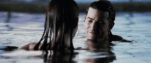 Anne Hathaway Pool GIF - Anne Hathaway Pool Swim GIFs