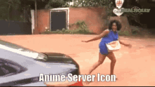Anime Server Icon Run Away GIF - Anime Server Icon Run Away Why Are You Running GIFs