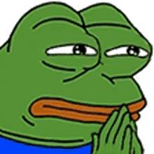 pepe the frog thinking absorbed contemplative deliberating