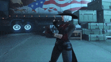 a woman in a cowboy hat is holding a gun