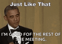Just Like That President GIF - Just Like That President Mic Drop GIFs