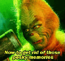 Pesky Memories GIF - The Grinch Who Stole Christmas The Grinch Pesky Memories GIFs