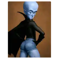 a cartoon character is wearing shorts and a black cape