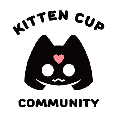 Kittencupstudio Kitten Cup Studio Sticker - Kittencupstudio Kitten Cup Studio Discord Stickers
