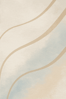 a beige and blue background with a few lines