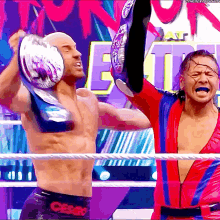 cesaro shinsuke nakamura wwe smack down tag team champions the horror show