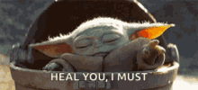 Healing Yoda GIF