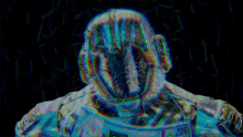Trippy Astronaut GIF