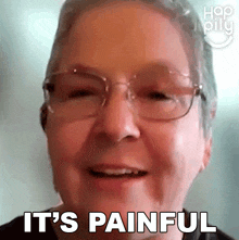Its Painful Happily GIF - Its Painful Happily It Hurts A Lot GIFs