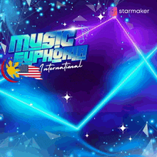 a poster for music euphoria international with a starmaker logo in the corner