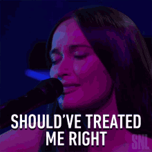 Shouldve Treated Me Right Kacey Musgraves GIF - Shouldve Treated Me Right Kacey Musgraves Saturday Night Live GIFs