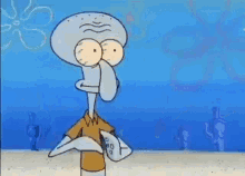 Squidward Breaking Glass When The Opponent GIF