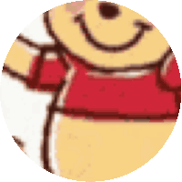 Winnie The Pooh Hug Sticker